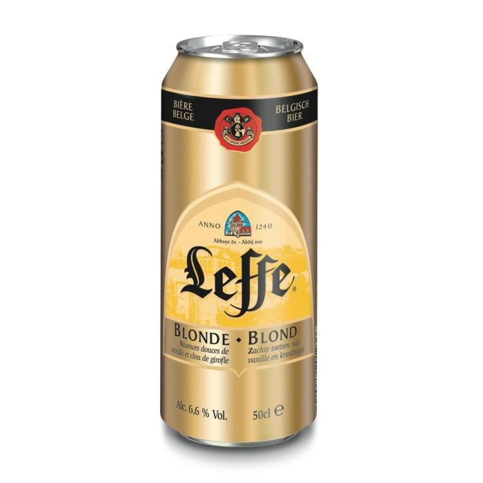 Bières en canettes – Leffe 50cl livré à Nice par Night Express