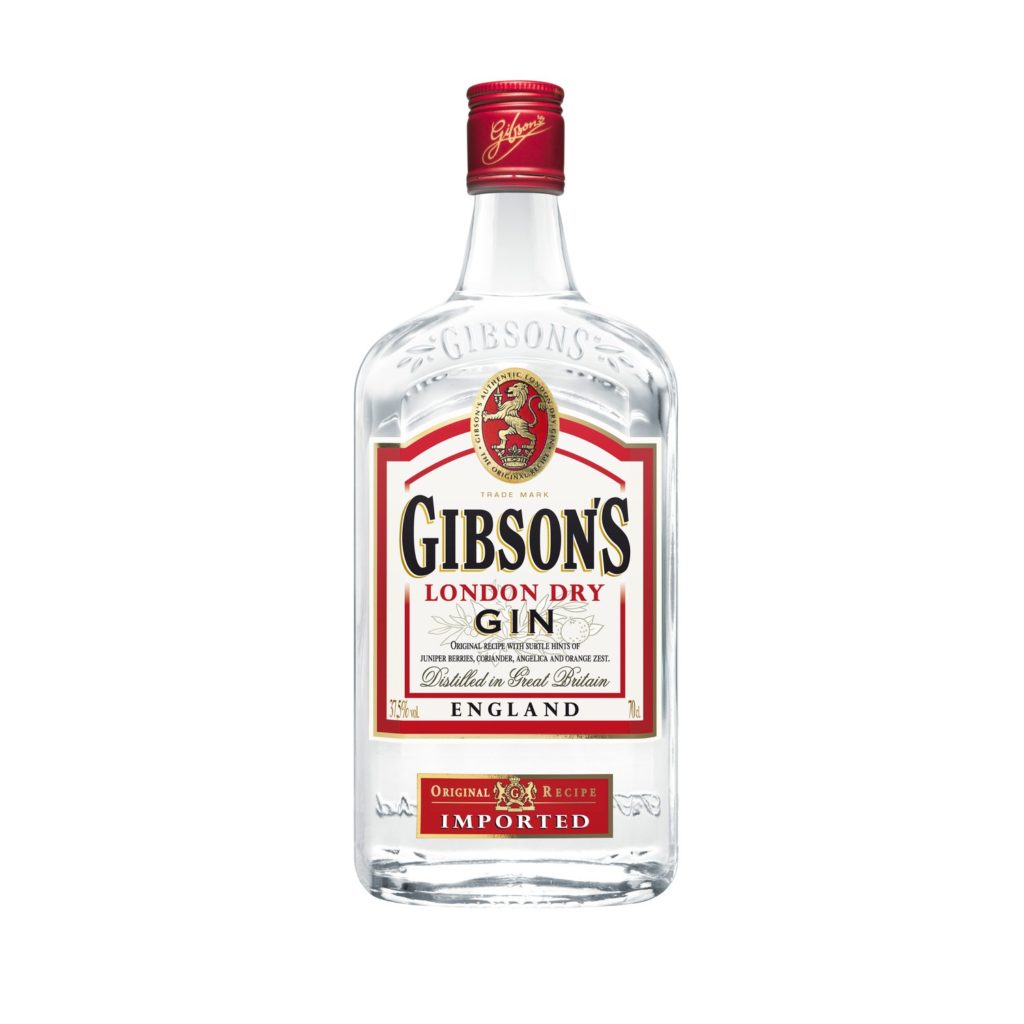 Gin Gibsons 70cl livré à Nice par Night Express