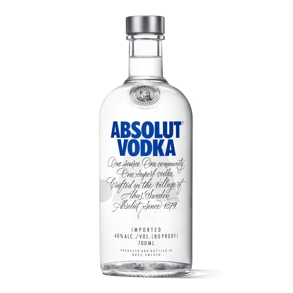 Vodka Absolut Vodka 70cl livré à Nice par Night Express