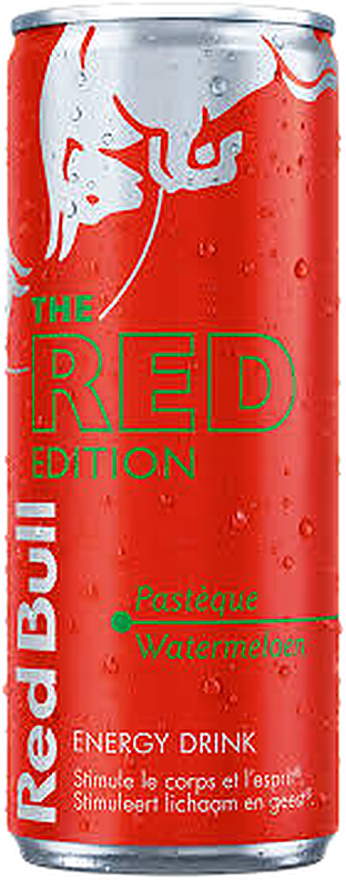 Boisson Energisante Red Bul Red Edition Watermelon livré à Nice par Night Express