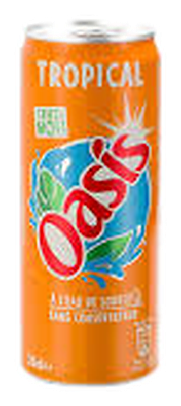Soft Oasis Tropical Cans livré à Nice par Night Express