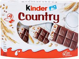 Kinder Country x9 livré à Nice par Night Express