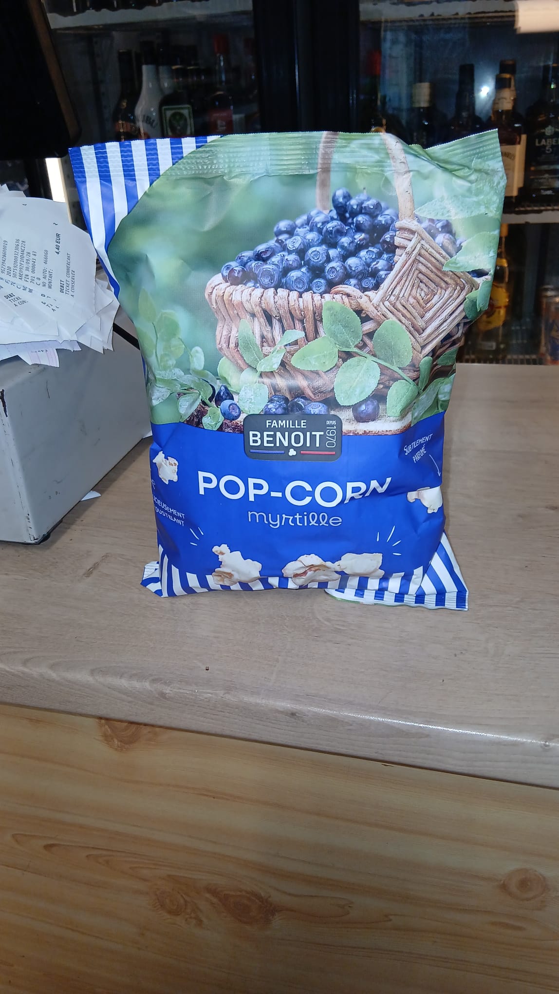 Pop Corn Benoît Myrtilles livré à Nice par Night Express