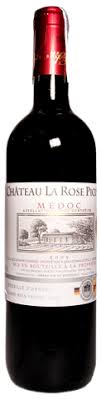 La Rose Picot Médoc Rouge livré à Nice par Night Express
